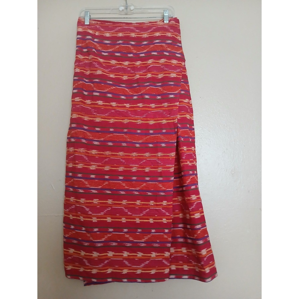 Westbound Skirt 16 Aztec Western Maxi Wrap Southwest Cowboy Ranch Vintage